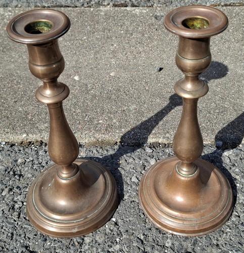 Paire chandeliers anciens - de,