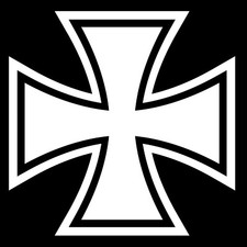 CROIX DE FER BLANCHE MALTE