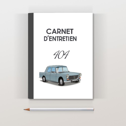 Carnet entretien peugeot 404 - carnet,