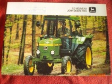 ANCIENNE  BROCHURE   PUBLICITAIRE    TRACTEUR    JOHN   DEERE   1140-