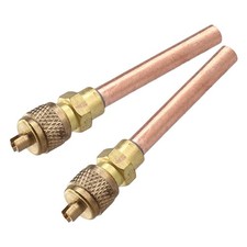 2 pièces vannes en cuivre