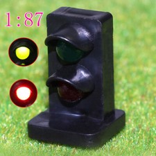JTD871GR 5pcs échelle HO LEDs signaux nains pour signal ferroviaire 2 aspects