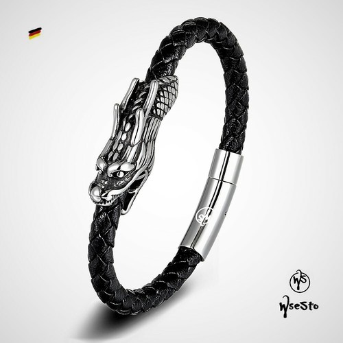Bracelet wsesto cuir dragon - bracelet,
