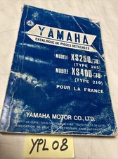 Yamaha  XS250 1U5 XS400 2J0 1978 catalogue pièces détachées France XS 250 400