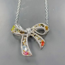 Collier topaze bleue naturelle