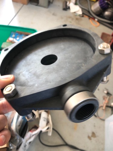 Swimming pool pump base - base, plate