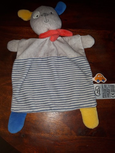 Dp1 doudou plat chien gris - doudou,