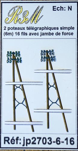 Trains 160 r3m 2 poteaux - 2,