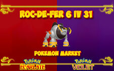 Pokemon Ecarlate Violet : roc de fer 6 IV 31 lvl 100