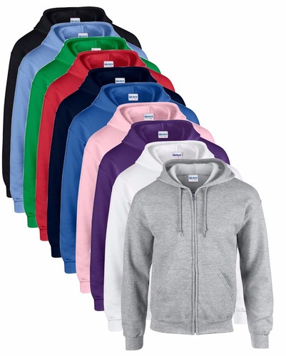 Gildan sweat capuche zippé - À,