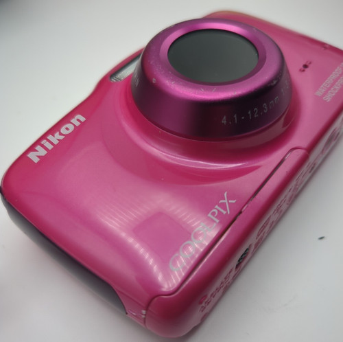 Nikon coolpix s32 pink compact - pink,