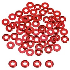 M4 Rondelles coniques dia 4mm pour RC/FPV/PC, lot de 60, rouge