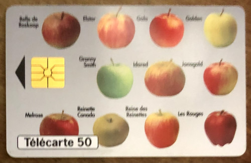 Pommes telecarte réf - pommes,