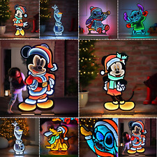 Disney LED Infinity Miroir Allumer Figurine Intérieur Extérieur Noël Caractères