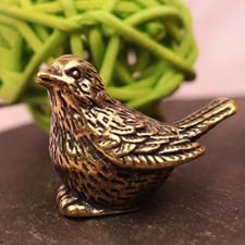 Statue de moineau en laiton