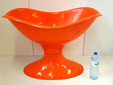 BERCEAU LANDAU EN PLASTIQUE MOULE ORANGE 1970 VINTAGE SPACE AGE 70S 70's POP