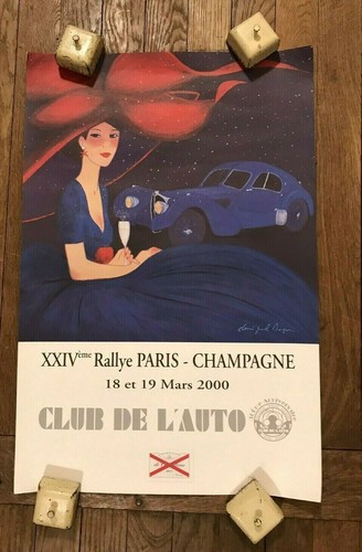 Affiche rallye paris - ,