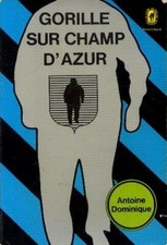 Gorille sur champ d'azur | Dominique Antoine | Bon état