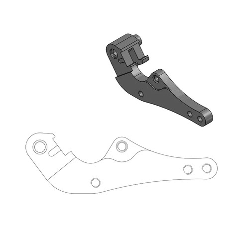 Adaptateur disque frein - de,