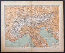 Alpes F. Schrader Carte