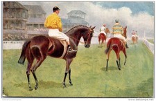 THEMES - EQUITATION - sur le champ de courses