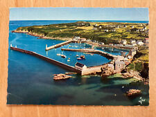 Carte postale ancienne - Ile de Groix - Port-Tudy - avec timbre Marianne Cheffer