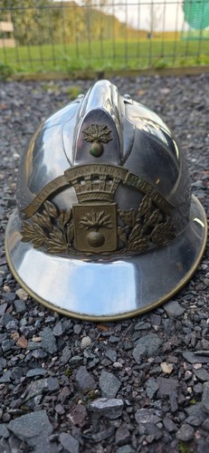 Casque ancien sapeur pompier - casque, sapeur-pompier