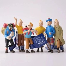 6 Figurines Tintin Collection