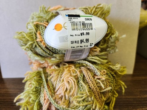 Gedifra chapello yarn - yarn, green