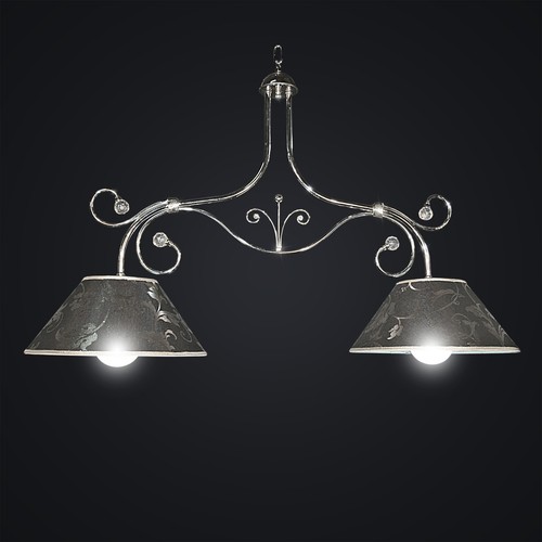 Lustre barbell moderne chrome - lustre,