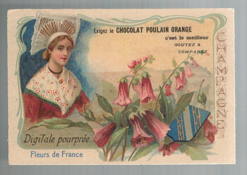 Chromo chocolat poulain - chocolat,