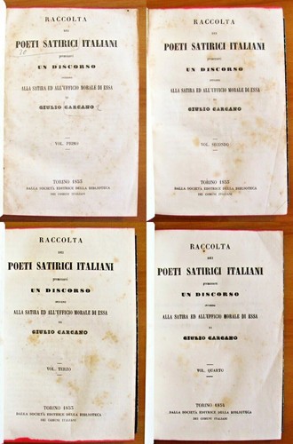 Carcano poètes satirici - poètes,