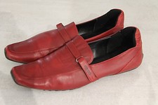 mocassins bout carré cuir