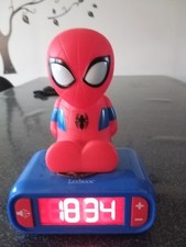 Réveil veilleuse digital LEXIBOOK - Spiderman - 3D lumineux et sonore 