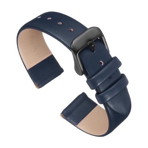 Bracelet cuir bleu foncé