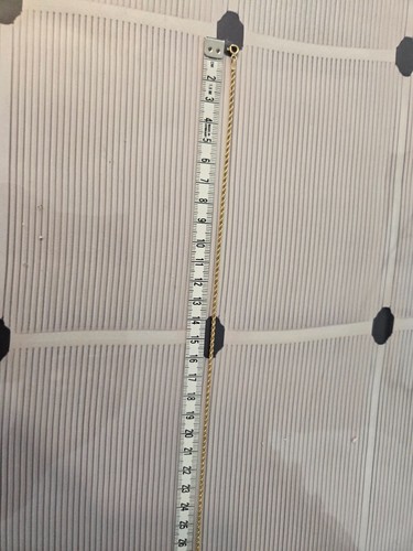 Collier torsadé jaune 18 - collier,