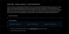 Star Citizen - AEGIS Gladius (All Variants) / FLIGHT BLADES + 1 Paint Nightbreak