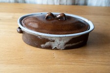 Pot terrine ancien terre - terrine,