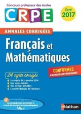 Annales crpe 2017 : Français