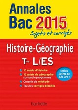 Annales Bac 2015 sujets et
