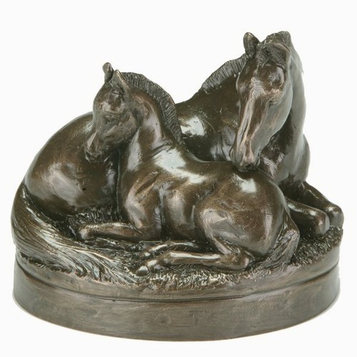 Figurine poulain jument