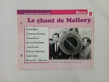 CARTE FICHE - RACHEL  Le chant