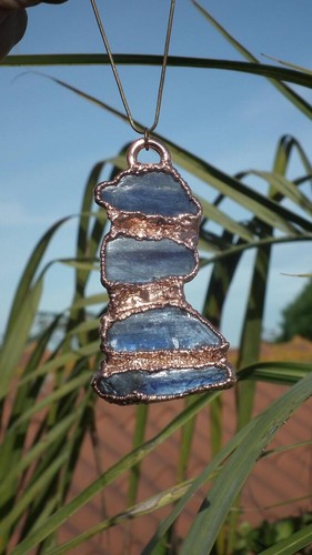 Pendentif kyanite bleue - , en