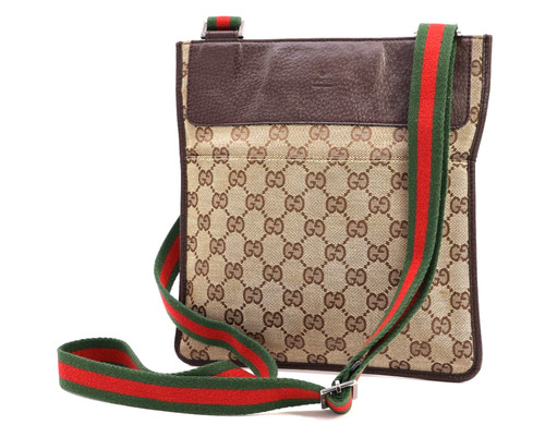 Gucci canvas crossbody bag - crossbody,