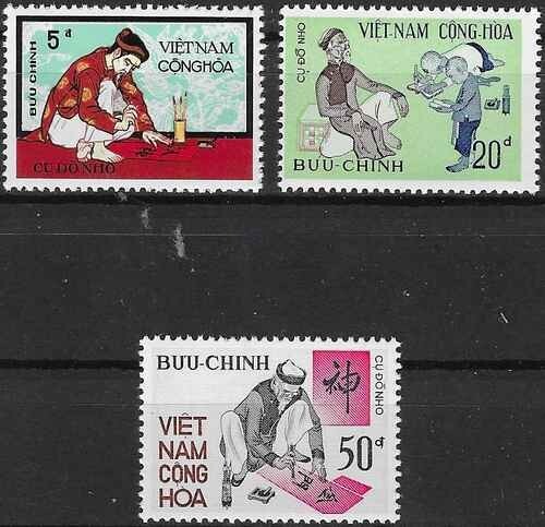 Timbres viet nam sud - timbres, du