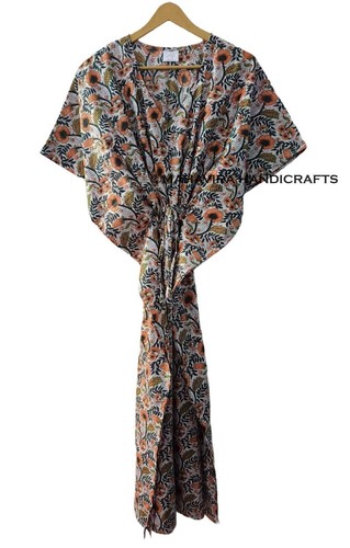 Robe caftan gitane blanche - , en