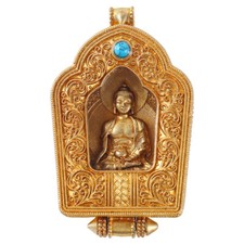 Sakyamuni Buddha Pendant Brass