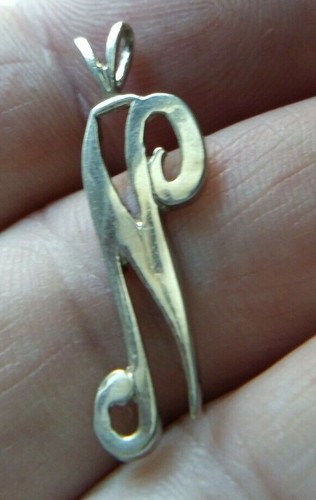 Sterling silver large - large, fancy