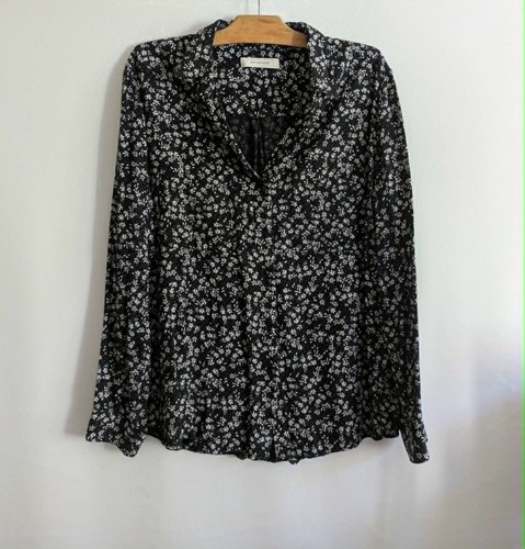 Blouse chemisier noir - , à