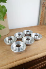 Lot de 6 Moules à Baba / Donuts / Beignets en Aluminium ⌀10 cm